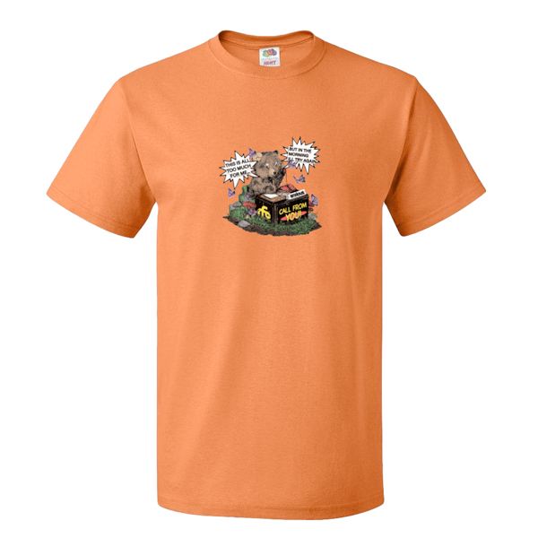 ANXIOUS - BEAR T-SHIRT (ORANGE)