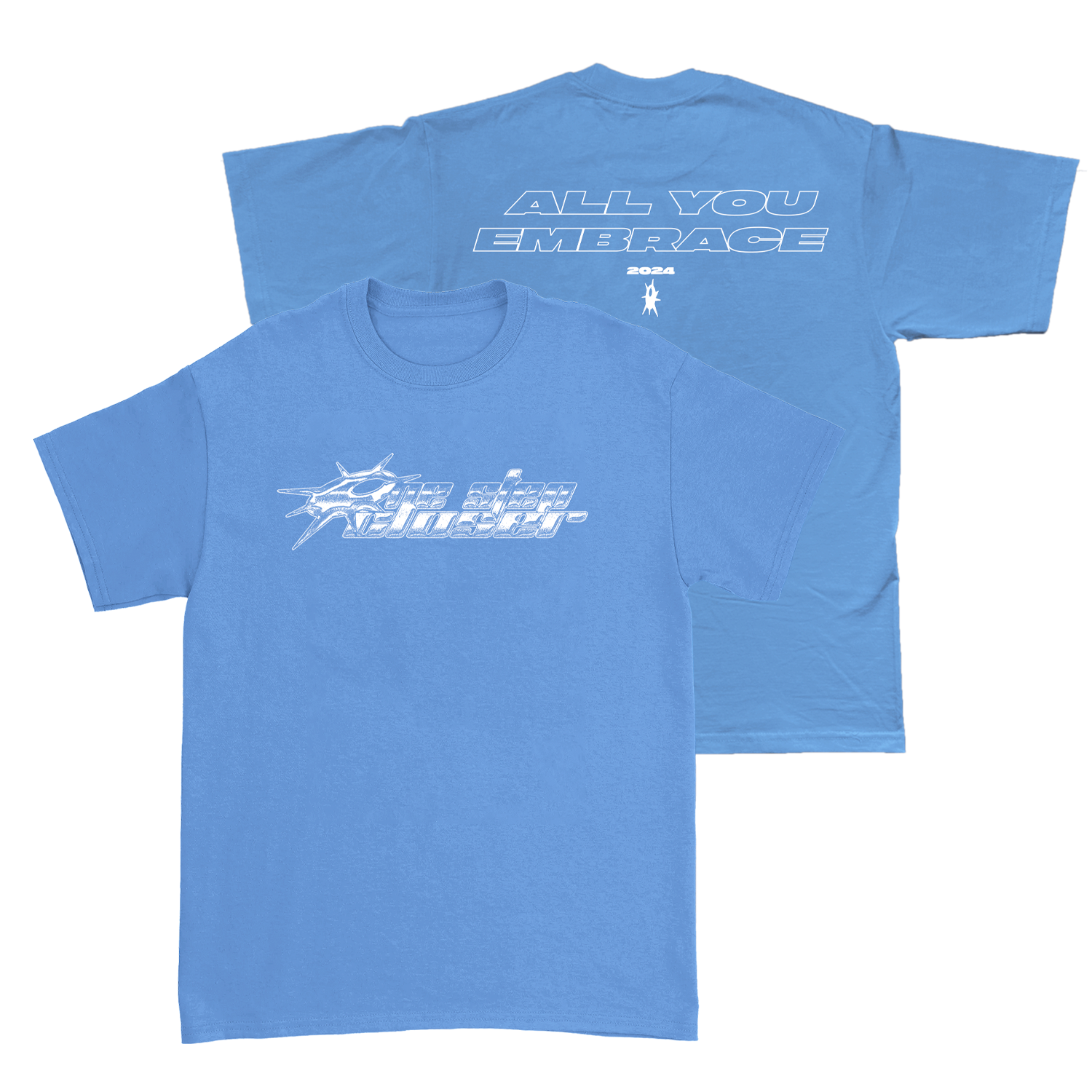 ONE STEP CLOSER - ALL YOU EMBRACE T-SHIRT (LIGHT BLUE)