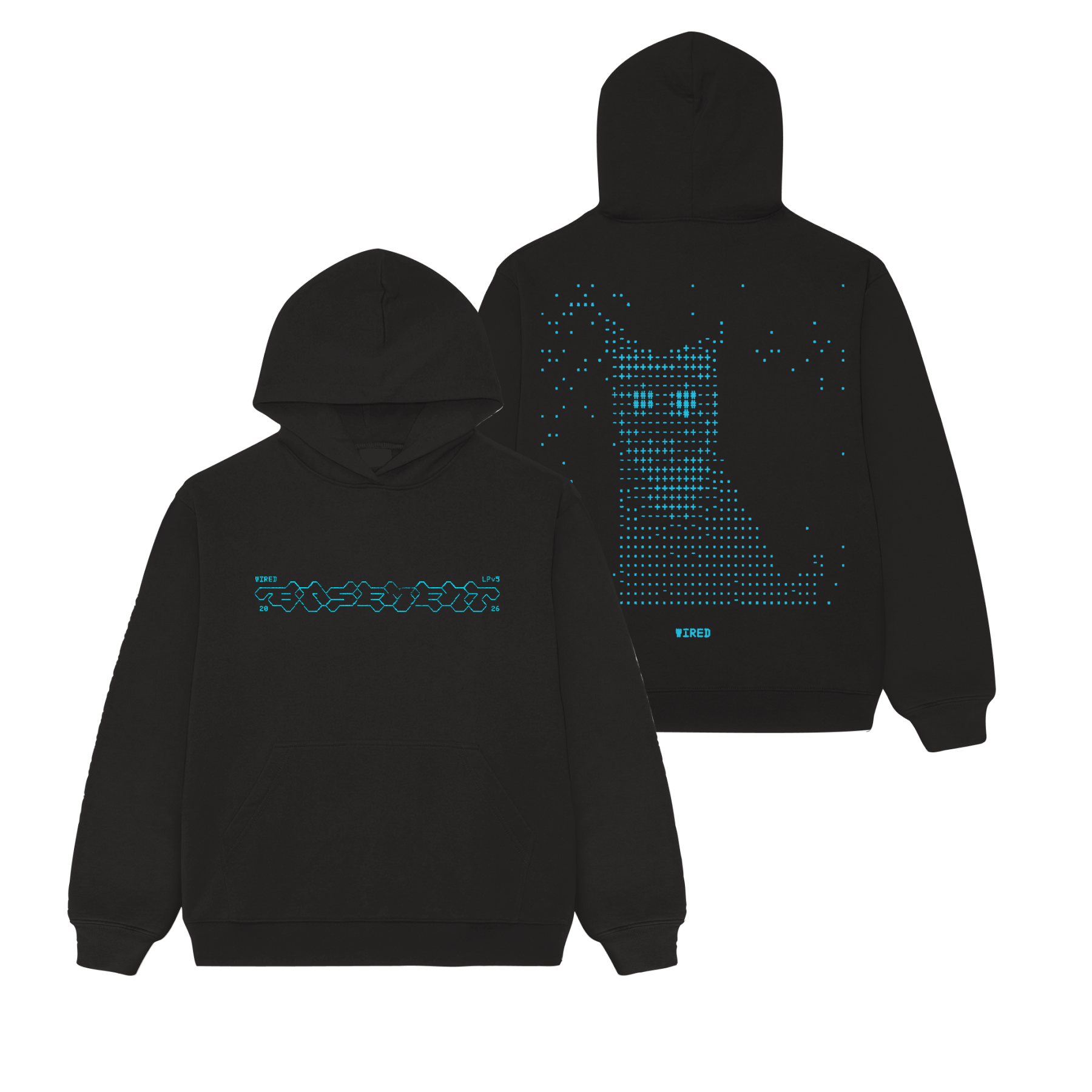 Basement - ASCII Cat Hoodie (BLACK)