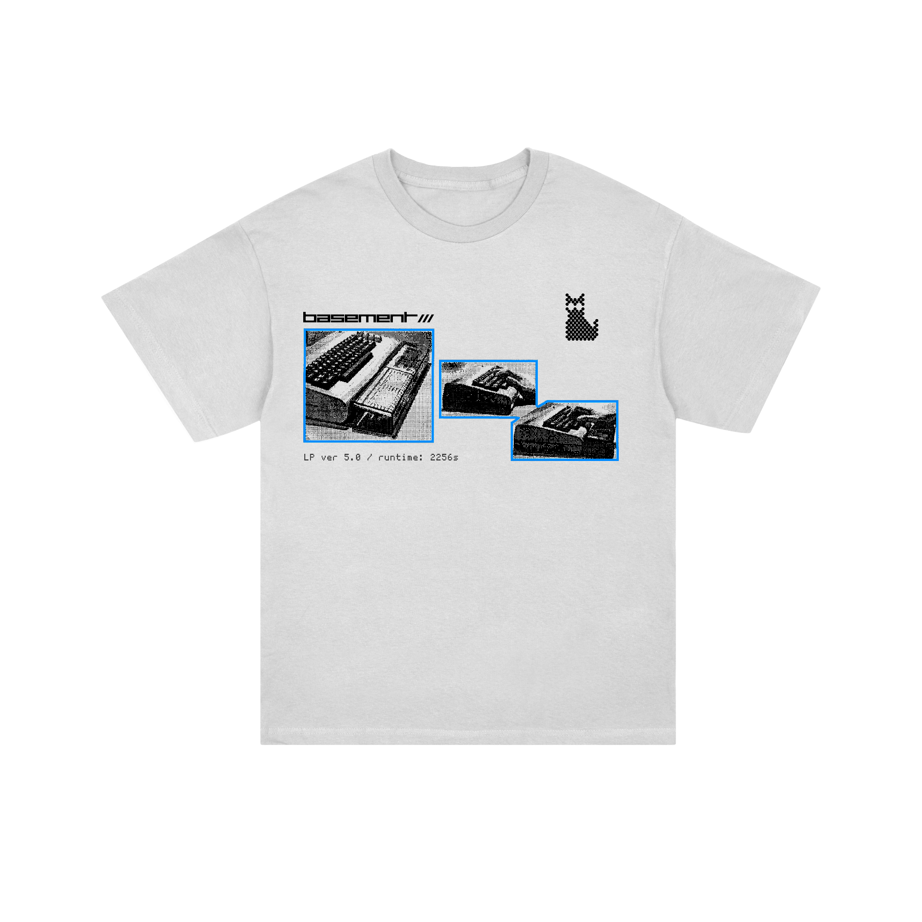 BASEMENT - CODER T-SHIRT (WHITE)