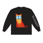 Basement - WIRED Cat Longsleeve Shirt (BLACK)