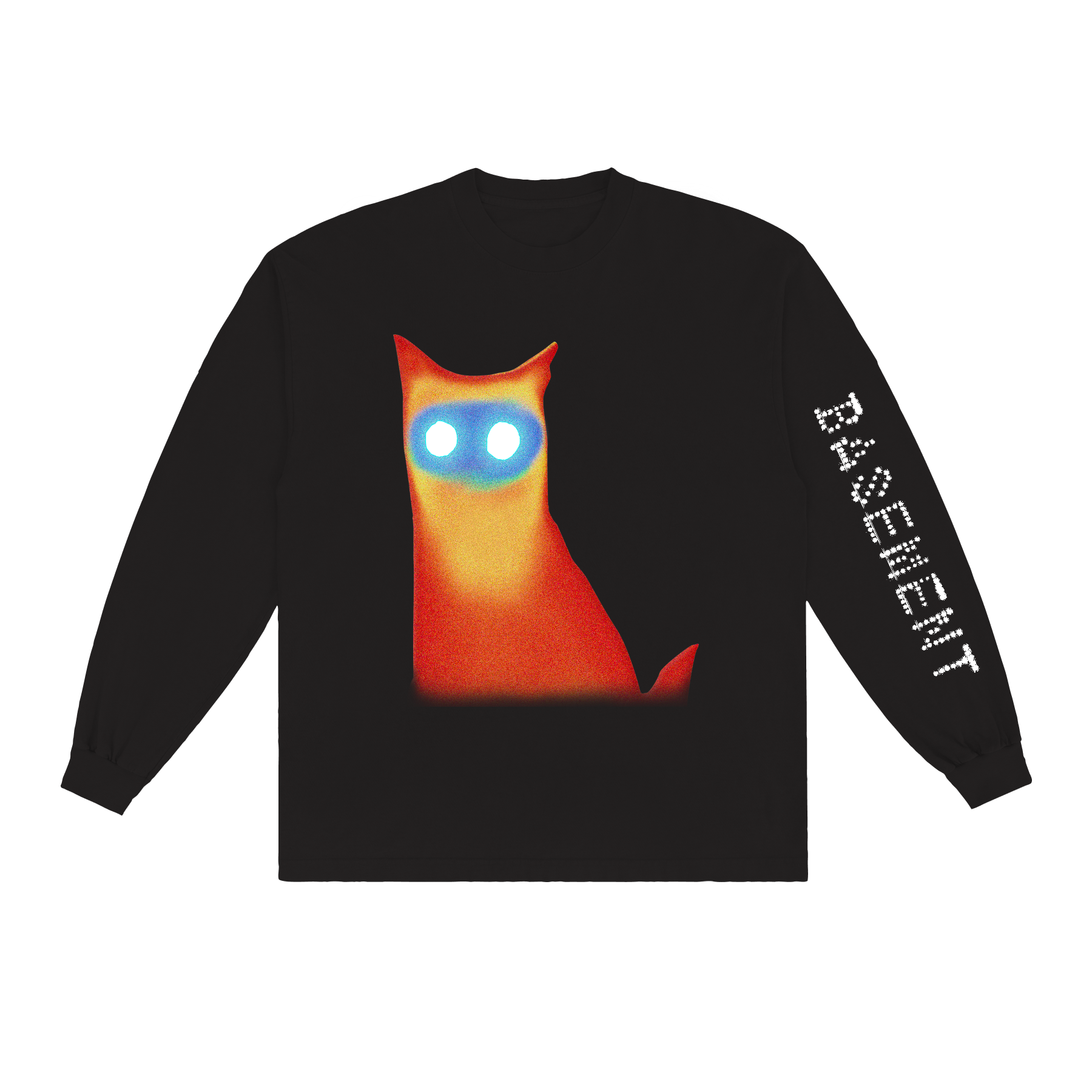 Basement - WIRED Cat Longsleeve Shirt (BLACK)
