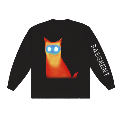 Basement - WIRED Cat Longsleeve Shirt (BLACK)