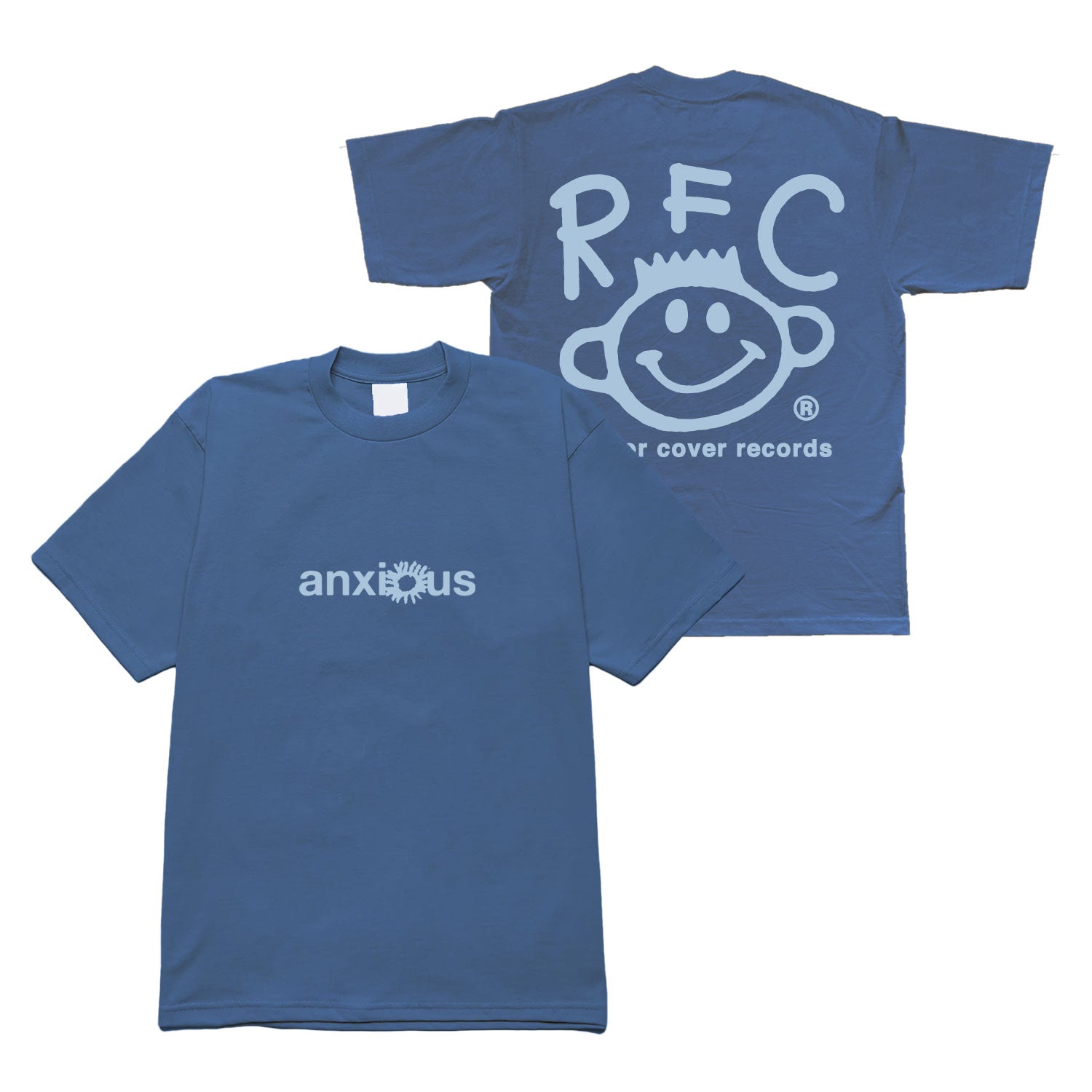 ANXIOUS - SUN LOGO T-SHIRT (BLUE)