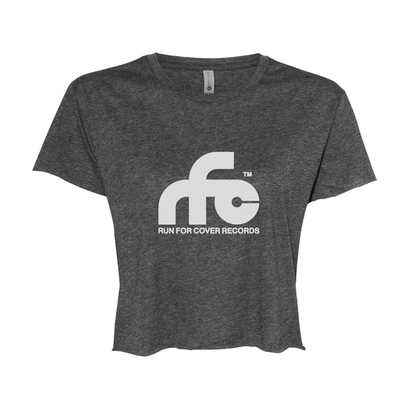 Run For Cover - Logo Crop Shirt (Women's) (GREY)