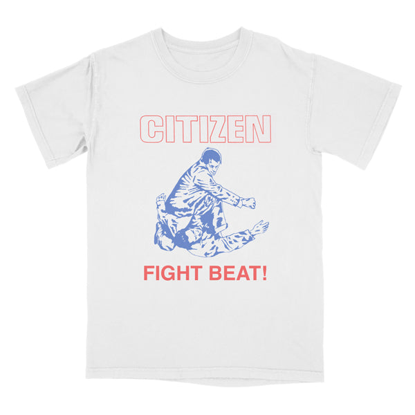 CITIZEN - FIGHT BEAT T-SHIRT (WHITE)