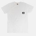 RUN FOR COVER - LOGO PATCH POCKET T-SHIRT (WHITE)