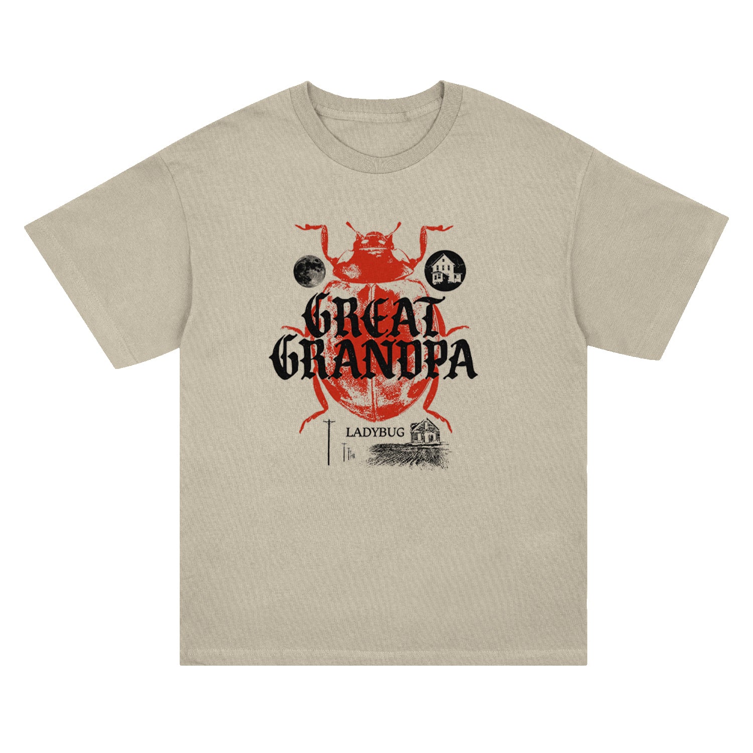 Great Grandpa - Ladybug T-Shirt (Sand)