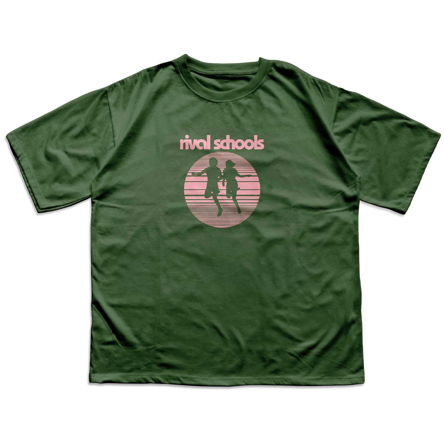 Rival Schools - Running Logo Shirt (Green)