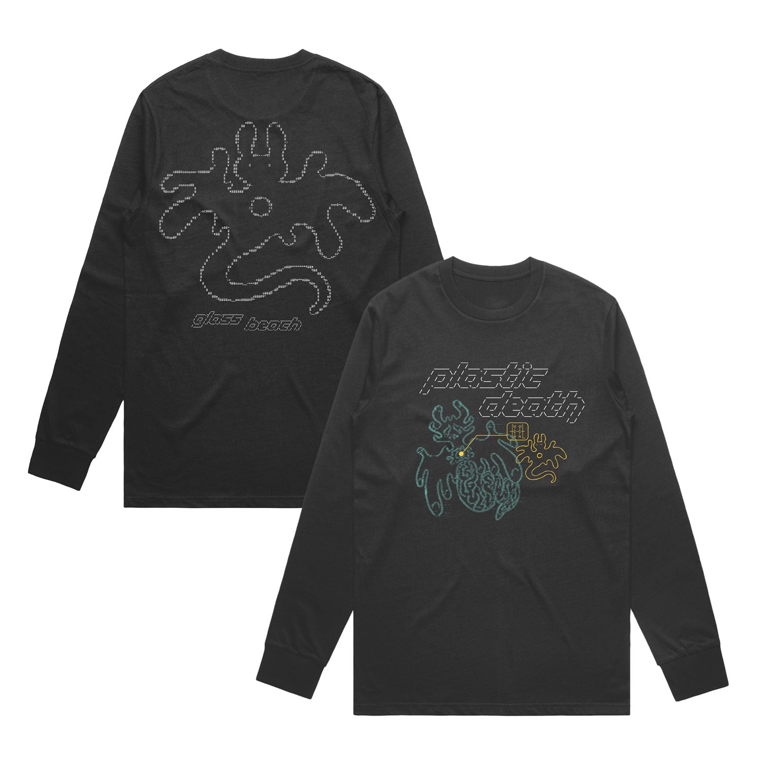 GLASS BEACH - ASCII LONGSLEEVE (BLACK)