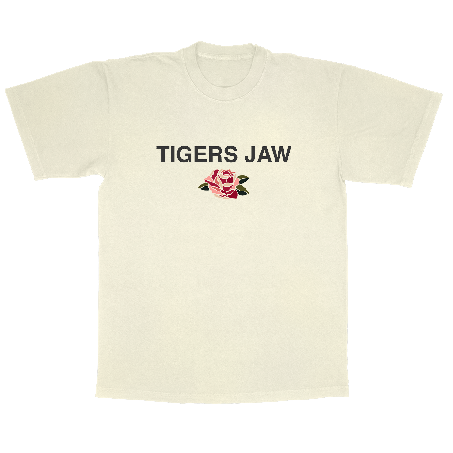 TIGERS JAW - CHARMER T-SHIRT (CREAM/GREEN)