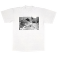 Tigers Jaw - Pizza T-Shirt B&W (White)