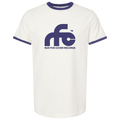 Run For Cover - Logo Ringer T-Shirt (White/Blue)