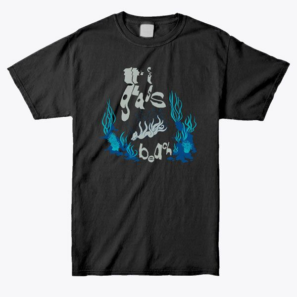 GLASS BEACH - CUTTLEFISH T-SHIRT (BLACK)