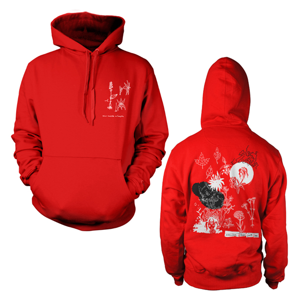 GLASS BEACH - EVERYWHERE HOODIE (RED)
