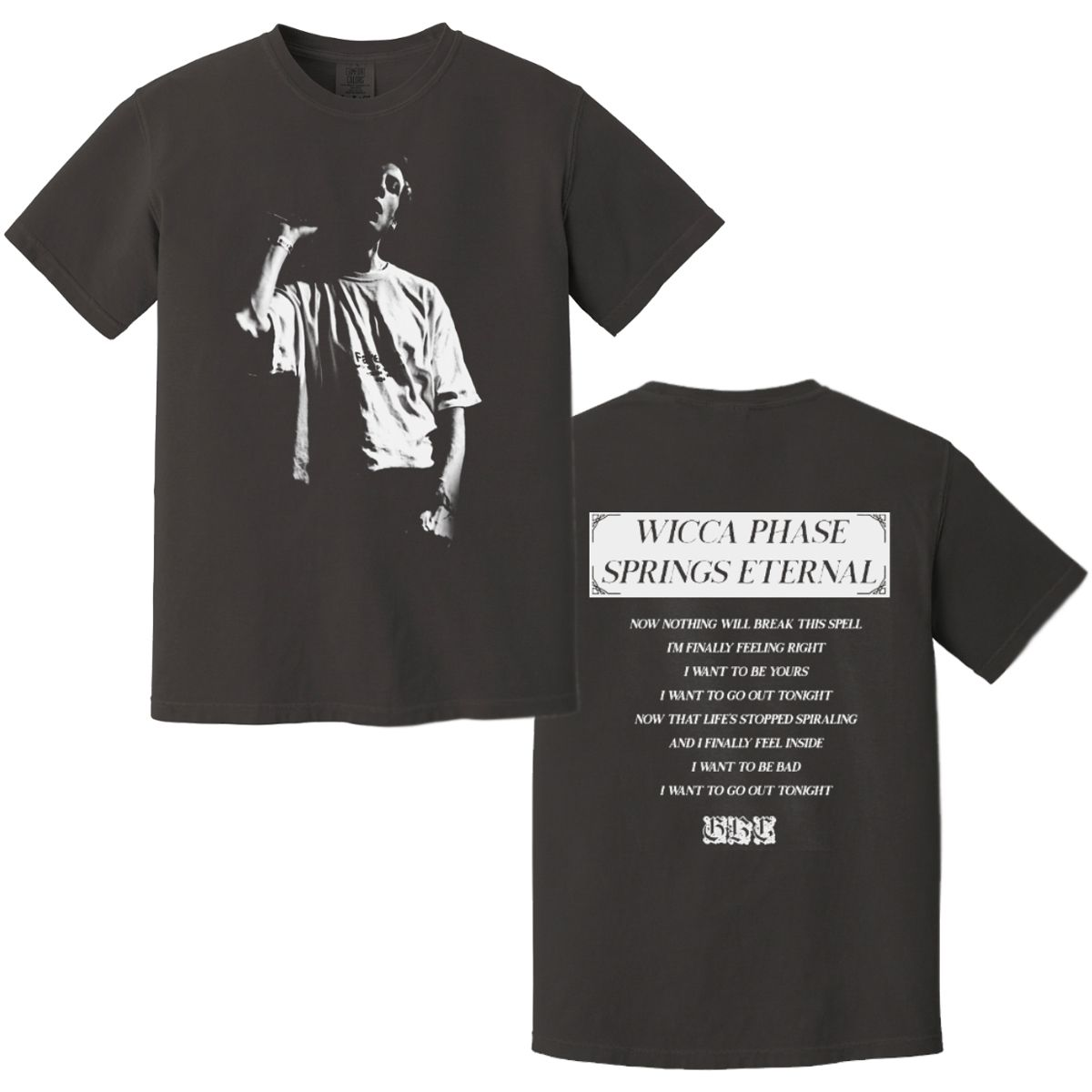 WICCA PHASE SPRINGS ETERNAL - GO OUT T-SHIRT (PEPPER GREY)