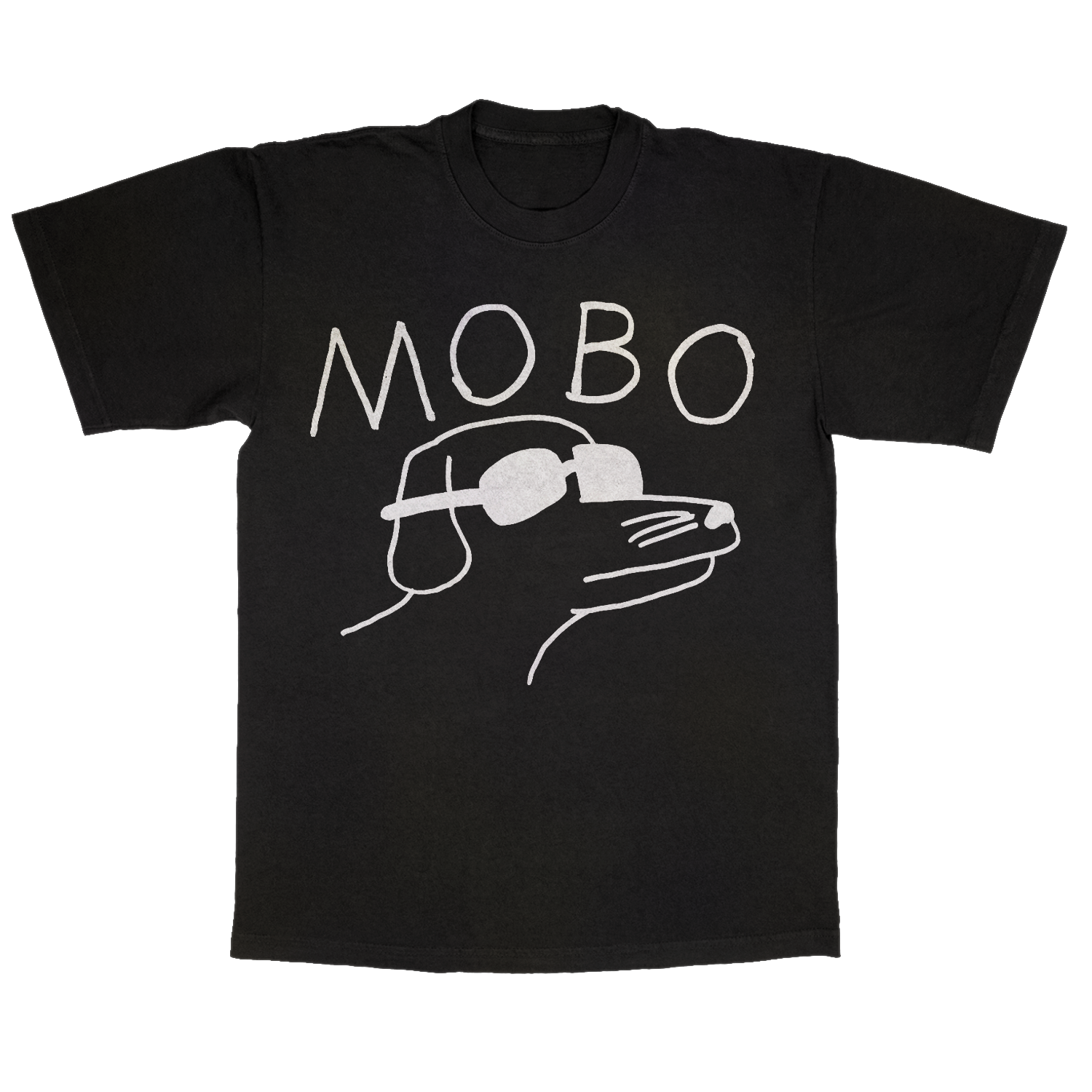 MODERN BASEBALL - DOG T-SHIRT (BLACK)