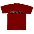 NARROW HEAD - HAND DRAWN LOGO T-SHIRT (RED)