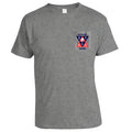 RUN FOR COVER - SKULL POCKET T-SHIRT (GREY)